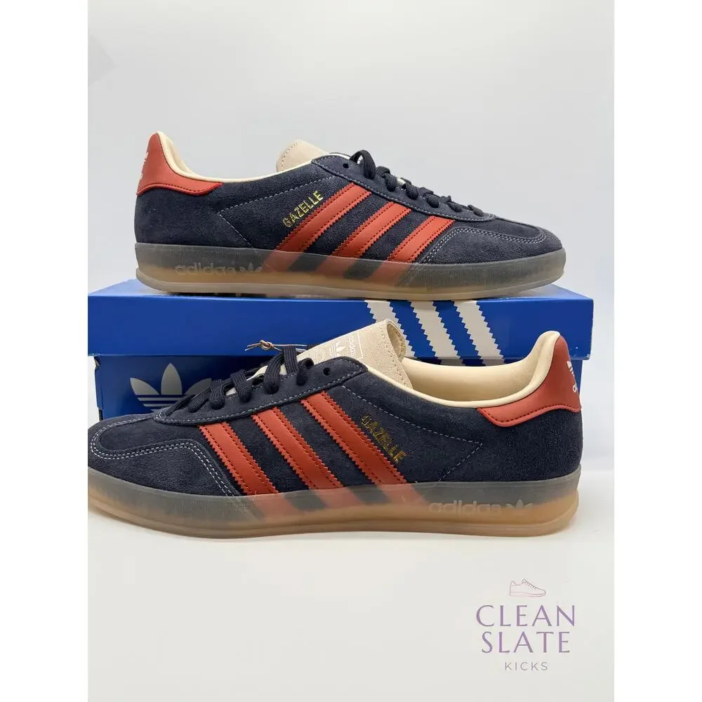 Adidas Gazelle Indoor Legend Ink/Ruby Men's 9.5